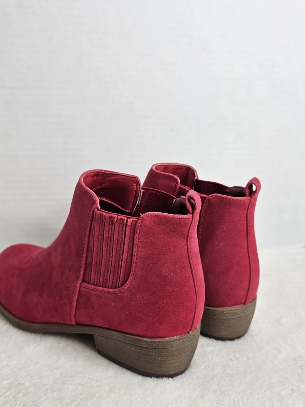 🖤JG Ramsey Women’s Red Ankle Boots Size 9 - Picture 9 of 14